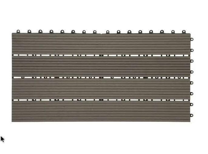 Set van 6 WPC Terrastegels 30×60 cm – Plug-in  en amp, Boeken, Wonen en Tuinieren, Nieuw, Verzenden