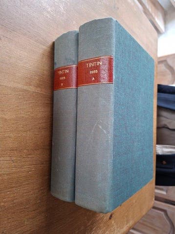 Tintin (magazine) - Année 1965 complète - 2 Reliures amateur, Nieuw