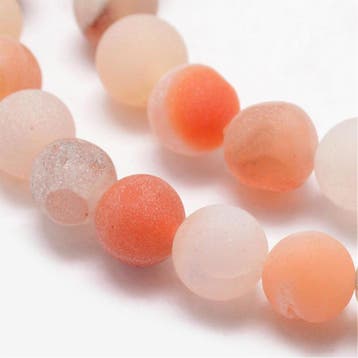 10 x edelsteen kralen rond 8mm Druzy agaat gat c.a. 1mm k..., Ophalen of Verzenden, Nieuw, Kraal