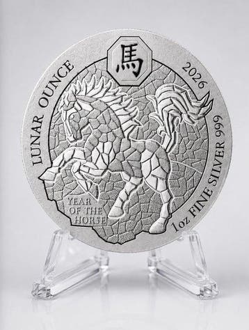 Rwanda en Burundi. 50 RWF 2026 – Lunar Ounce – Year of the