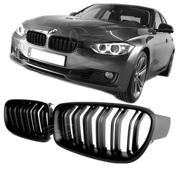 Grille Mat zwart geschikt voor BMW 3 Serie F30 F31 |, Auto diversen, Tuning en Styling