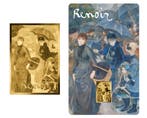 Renoir - De Paraplus | 24 karaat Gouden Munt Coincard, Verzenden