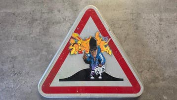 Jinks Kunst - B.Boy - French Traffic Sign