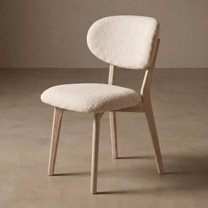 TOPPRIJS!! Eetkamerstoel Trapani | Japandi | Eiken frame, Huis en Inrichting, Stoelen, Nieuw, Hout, Stof, Ophalen of Verzenden