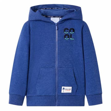 vidaXL Kindervest met capuchon en rits 92 gemêleerd, Verzenden, Nieuw