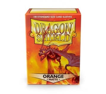 Dragon Shield Sleeves Matte Orange (100 pieces), Ophalen of Verzenden, Nieuw