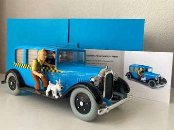 Tintin - Statuette Moulinsart 44503 - Le taxi de Tintin en, Boeken, Strips | Comics, Nieuw