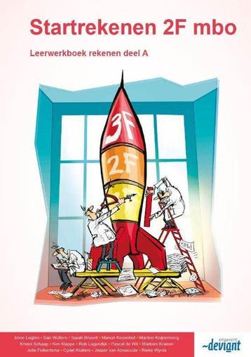 9789491699894 Startrekenen 2F mbo Leerwerkboek rekenen de..., Verzenden, Zo goed als nieuw, Irene Lugten