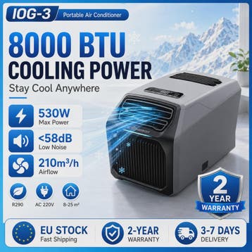Draagbare Airconditioner 8000BTU - Koeling voor Tent, Camper, Verzenden, Nieuw
