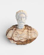 da una dimora Romana - Buste, Monumentale Imperatore Romano, Antiek en Kunst