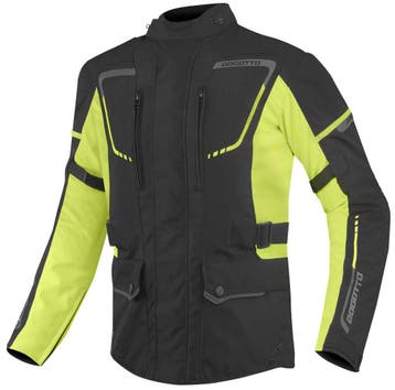 Bogotto Azury 2in1 Waterdichte Zwart Neon Geel Textiele, Jas | textiel, Nieuw met kaartje, Bogotto, Heren