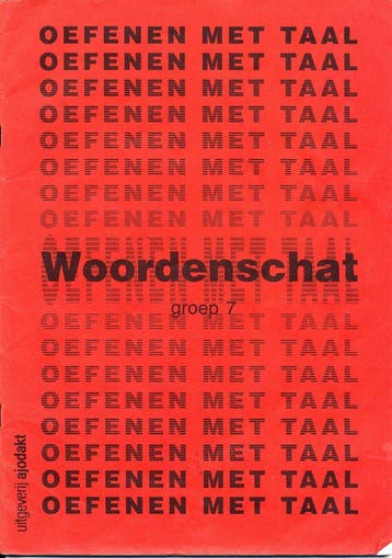 Ajodakt Oefenen met Woordenschat groep 7 (B-keus), Verzenden, Nieuw