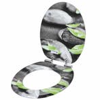 Toiletzitting Steen en gebladerte met soft close mechanisme, Verzenden, Nieuw