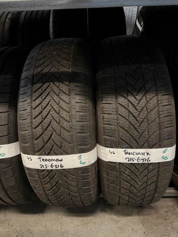 215-65-16 Tracmax ALL SEASON 6mm Incl Montage 215 65 16, Ophalen, 16 inch, All Season, Band(en)