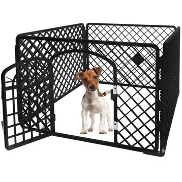 Puppyren 90 x 90 x 60 cm – Kunststof Hondenren met Deur –, Ophalen of Verzenden, Nieuw