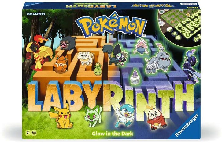 Pokemon Labyrinth Glow in the Dark | Ravensburger -, Hobby en Vrije tijd, Gezelschapsspellen | Bordspellen, Nieuw, Verzenden