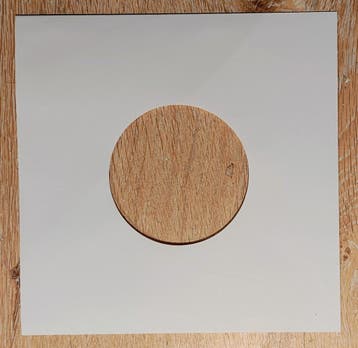 100 stuks Wit Papieren Hoezen voor vinylsingles (High Qu..., Nieuw in verpakking