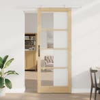 vidaXL Schuifdeur ORKDAL Naturel 93 x 232 cm, Doe-het-zelf en Verbouw, Deuren en Horren, Verzenden, Nieuw
