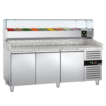 GGM Gastro | Pizzawerkbank ECO - 2025x800mm - met granieten, Verzenden, Nieuw