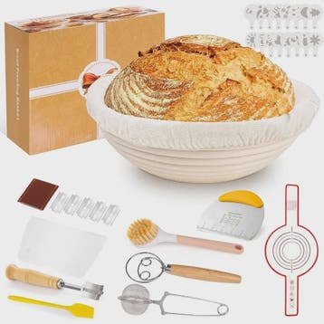 Brood Bakmand Set 23cm - Professionele Rijs- en Bakaccessoir, Verzenden, Nieuw