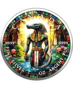Canada. 5 Dollars 2025 Ancient Egypt Sobek 1 oz (.999) mit