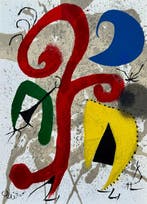 Joan Miro (1893-1983) - Jardin au clair de lune