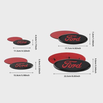 Ford Embleem Stickers - Set van 8 Stuks - Hood, Bonnet & Tru, Verzenden, Nieuw