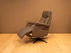Sta op en relaxfauteuil met 5 motoren in echt leder!, Ophalen of Verzenden, Nieuw, Leer, 50 tot 75 cm