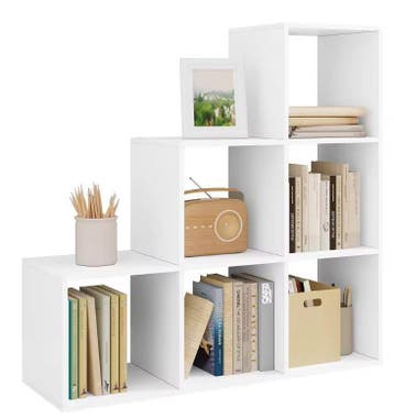 Witte Boekenkast 90 cm met 6 Vakken – Moderne Opbergkast, Verzenden, Nieuw