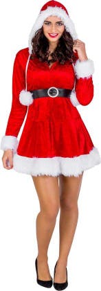 2dekans | Dressforfun Vrouwenkostuum Mrs. Santa Claus L -, Ophalen of Verzenden, Zo goed als nieuw