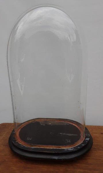 Stolp - Glas, Hout - 1920-1930 - 53cm, Antiek en Kunst