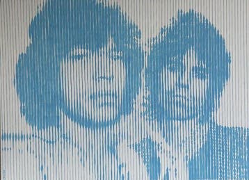 Gerke Rienks - Mick Jagger & Keith Richards, The Rolling, Nieuw in verpakking