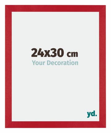 Fotolijst 24x30 cm - Rood - MDF - Mura, Verzenden, Nieuw