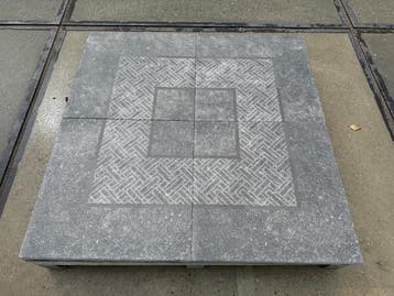 Veiling - 24,48 M2 Gecoate Tegel Decor 60x60x3 Cm, Tuin en Terras, Tegels en Klinkers, Nieuw