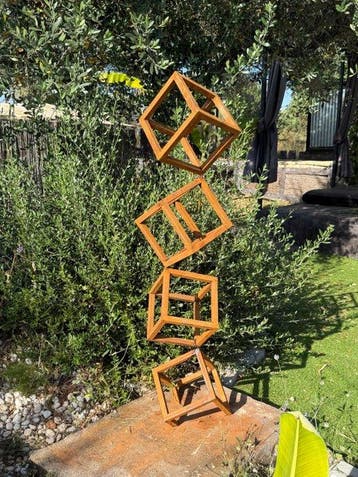 Ana Lucia B.M - Sculpture Corten - XXL - NO Reserve