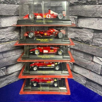 Altaya/Ixo 1:43 - Model raceauto - Lotto 5 Modellini, Nieuw