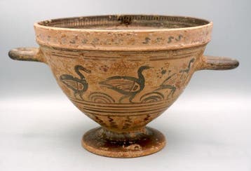 Replica van een Oud-Griekse of Etruskische Keramiek Kotyle (, Verzamelen