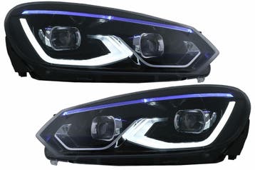 Koplampen VW Golf 6 VI (2008-2013) Golf 8 Design Full LED, Ophalen of Verzenden, Nieuw