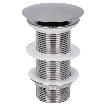 Wastafel Afvoerplug Differnz Always Open 10 cm Mat Chroom, Ophalen of Verzenden, Nieuw, Overige typen