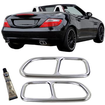 Uitlaat Sierstukken Mercedes SLK R171 08-11, Ophalen of Verzenden, Nieuw