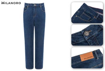 2dekans | Milanoro - Stijlvolle jeansbroek voor heren -, Kleding | Dames, Spijkerbroeken en Jeans, Milanoro, Ophalen of Verzenden