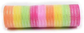 Decomesh metallic pastel rainbow 26 cm rol 9 meter voor, Ophalen of Verzenden, Nieuw