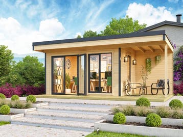Tuinkantoor Domeo 7 605 x 300 cm, Tuin en Terras, Tuinhuizen, Nieuw
