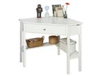 SoBuy FWT31-W - Bijzettafel - Hoekmodel - 76 x 76 x 76 cm -, Verzenden, Nieuw