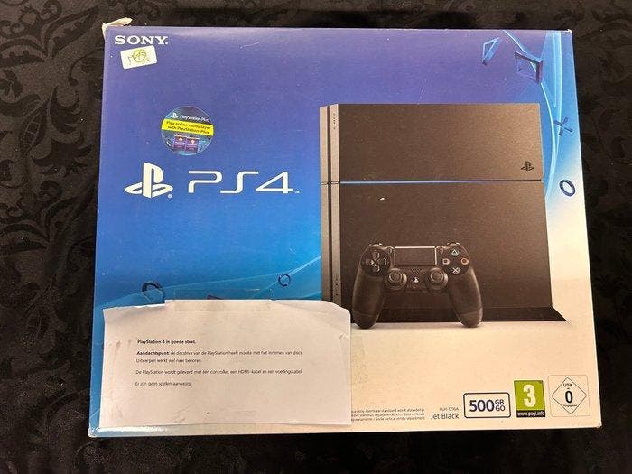 Sony - Playstation 4 - PS4 Jet Black - Spelcomputer, Spelcomputers en Games, Spelcomputers | Overige Accessoires