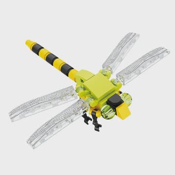 Bouwblokken Insecten Set: Vlinder, Bij, Mier, Sprinkhaan & M, Verzenden, Nieuw