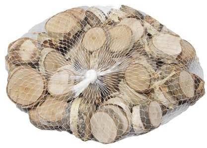 Berkenschijfjes Birch slices ca. 500 gram, Hobby en Vrije tijd, Knutselen, Nieuw, Ophalen of Verzenden