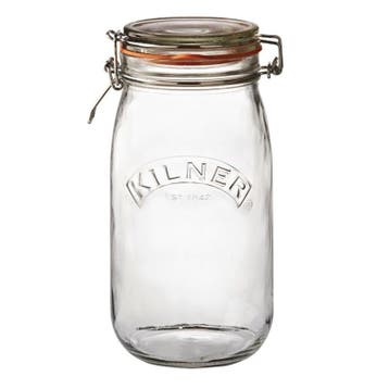Weckpot glas met beugelsluiting 1,5L | 13,7x11,3x23(h)cm, Verzenden, Nieuw in verpakking