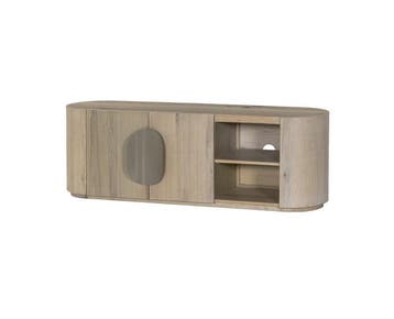 Tower Living Allure TV-meubel white wash 150 cm, Ophalen of Verzenden, Nieuw