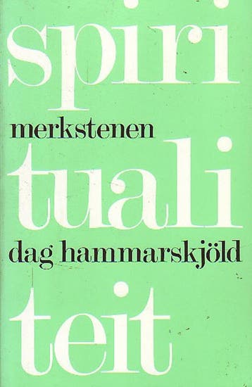 Merkstenen / Spiritualiteit teksten van en over innerlijk, Boeken, Verzenden, Zo goed als nieuw, Dag Hammarskjold